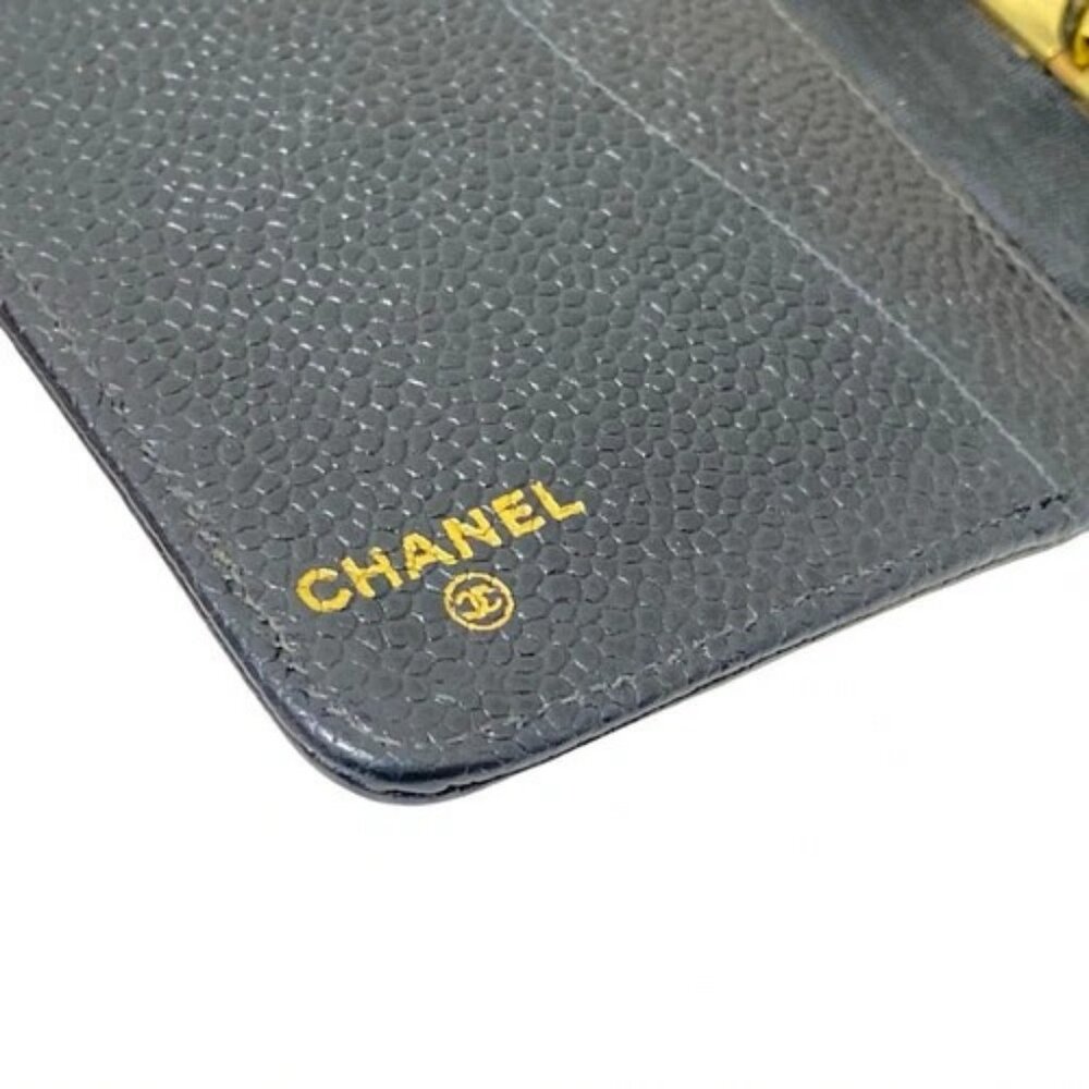CHANEL - Black Calfskin Agenda Gold hardware - Picture 5 of 11